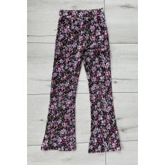 Hema virágos lányka leggings - 122-128