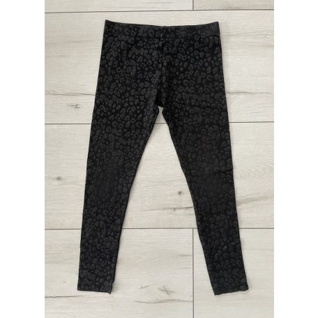 Lányka leopárdmintás leggings - 146