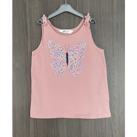 H&M pillangós lányka top - 134