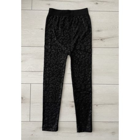 Leopárdmintás női termo leggings - S