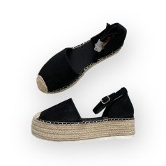 Seastar fekete női espadrilles - 40 (ÚJ)